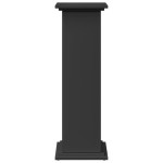 vidaXL Suport prezentare cu depozitare negru 31x30x90cm lemn prelucrat vidaXL Suport prezentare cu depozitare negru 31x30x90cm lemn prelucrat