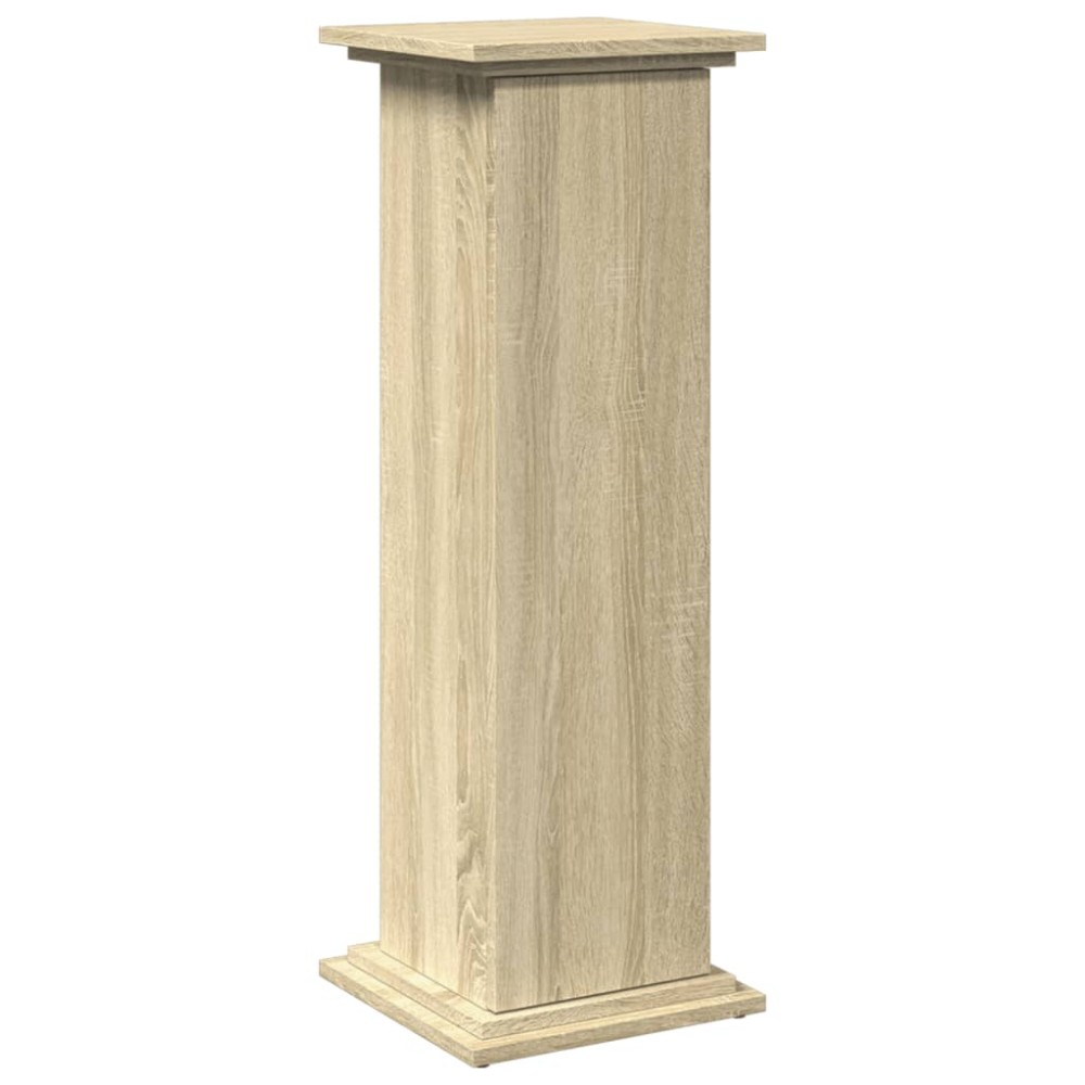 vidaXL Suport prezentare cu depozitare sonoma stejar 31x30x90 cm lemn