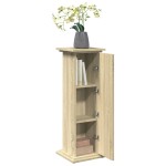 vidaXL Suport prezentare cu depozitare sonoma stejar 31x30x90 cm lemn vidaXL Suport prezentare cu depozitare sonoma stejar 31x30x90 cm lemn