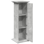 vidaXL Suport prezentare cu depozitare gri beton 31x30x90 cm lemn vidaXL Suport prezentare cu depozitare gri beton 31x30x90 cm lemn