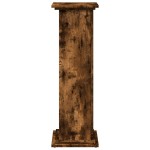 vidaXL Suport prezentare cu depozitare stejar fumuriu 31x30x90 cm lemn vidaXL Suport prezentare cu depozitare stejar fumuriu 31x30x90 cm lemn