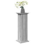vidaXL Suport prezentare cu depozitare sonoma gri 31x30x90 cm lemn vidaXL Suport prezentare cu depozitare sonoma gri 31x30x90 cm lemn