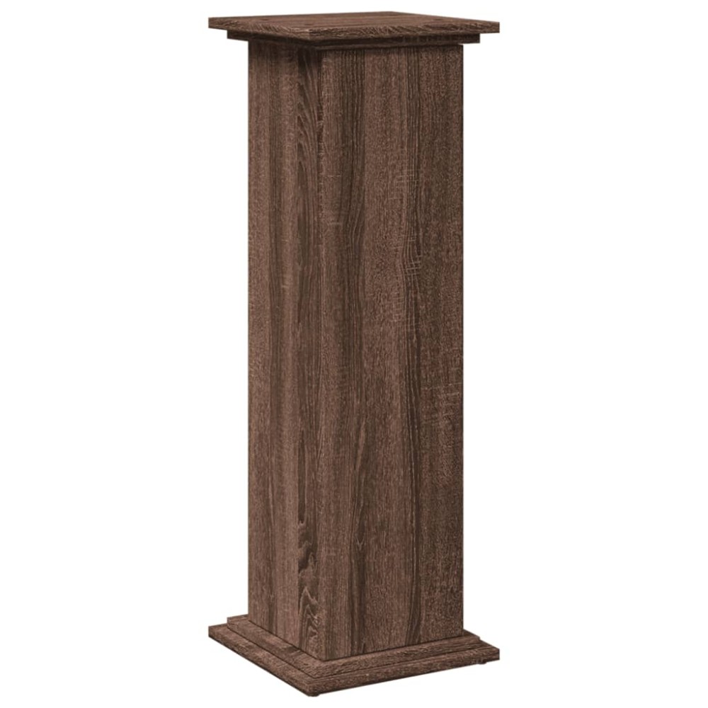 vidaXL Suport prezentare cu depozitare stejar maro 31x30x90 cm lemn