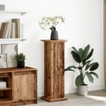 vidaXL Suport prezentare cu depozitare lemn vechi 31x30x90cm lemn vidaXL Suport prezentare cu depozitare lemn vechi 31x30x90cm lemn