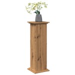 vidaXL Suport prezentare/depozitare stejar artizanal 31x30x90 cm lemn