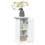 vidaXL Suport prezentare cu depozitare alb 31x30x60 cm lemn prelucrat vidaXL Suport prezentare cu depozitare alb 31x30x60 cm lemn prelucrat