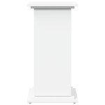 vidaXL Suport prezentare cu depozitare alb 31x30x60 cm lemn prelucrat vidaXL Suport prezentare cu depozitare alb 31x30x60 cm lemn prelucrat