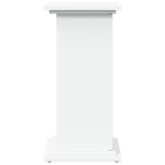 vidaXL Suport prezentare cu depozitare alb 31x30x60 cm lemn prelucrat vidaXL Suport prezentare cu depozitare alb 31x30x60 cm lemn prelucrat