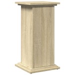 vidaXL Suport prezentare cu depozitare sonoma stejar 31x30x60 cm lemn vidaXL Suport prezentare cu depozitare sonoma stejar 31x30x60 cm lemn