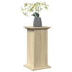 vidaXL Suport prezentare cu depozitare sonoma stejar 31x30x60 cm lemn vidaXL Suport prezentare cu depozitare sonoma stejar 31x30x60 cm lemn