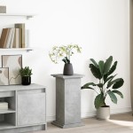 vidaXL Suport prezentare cu depozitare gri beton 31x30x60 cm lemn vidaXL Suport prezentare cu depozitare gri beton 31x30x60 cm lemn