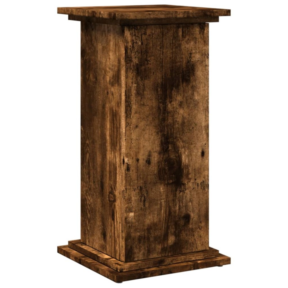 vidaXL Suport prezentare cu depozitare stejar fumuriu 31x30x60 cm lemn