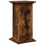 vidaXL Suport prezentare cu depozitare stejar fumuriu 31x30x60 cm lemn vidaXL Suport prezentare cu depozitare stejar fumuriu 31x30x60 cm lemn