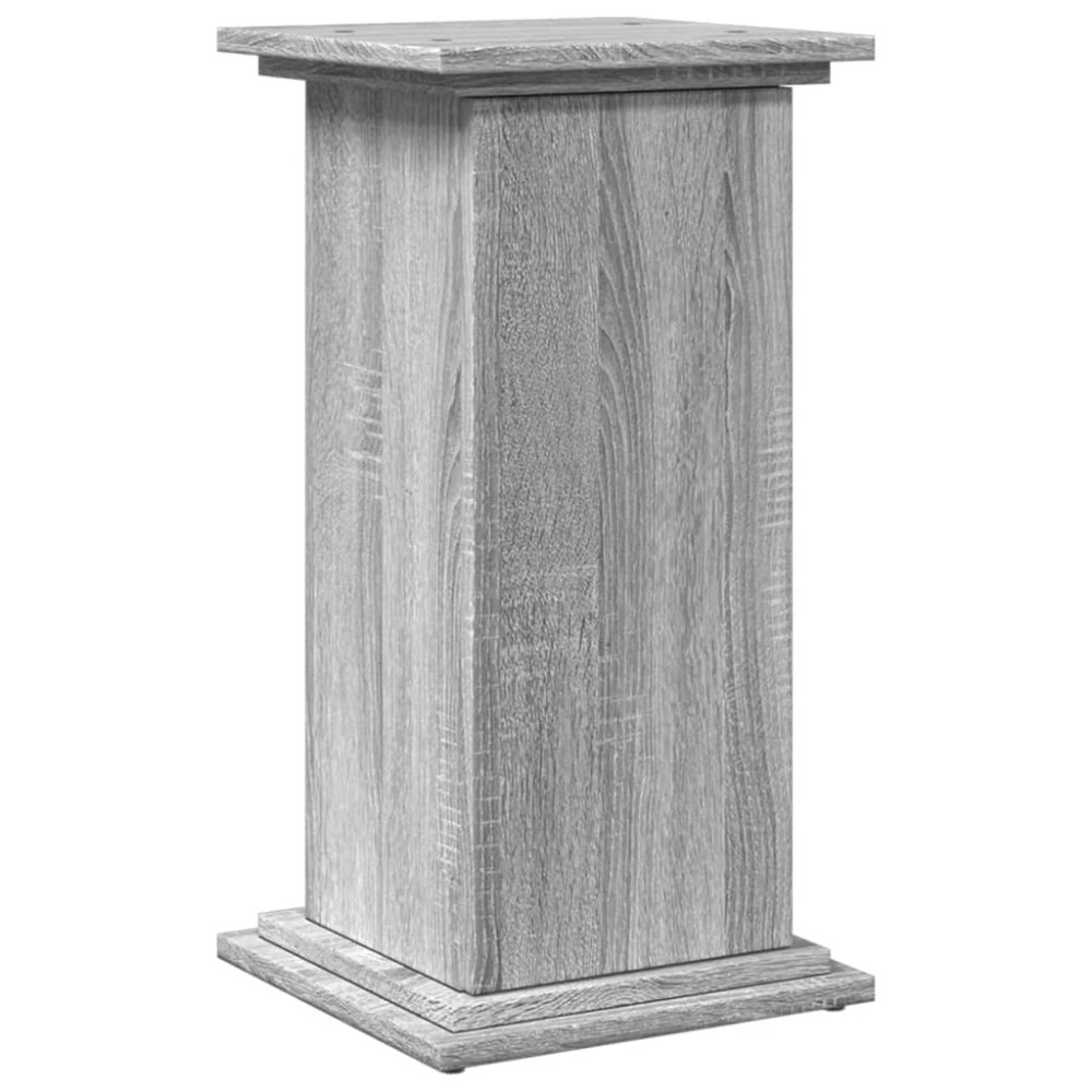 vidaXL Suport prezentare cu depozitare sonoma gri 31x30x60 cm lemn