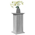 vidaXL Suport prezentare cu depozitare sonoma gri 31x30x60 cm lemn vidaXL Suport prezentare cu depozitare sonoma gri 31x30x60 cm lemn