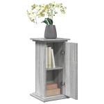 vidaXL Suport prezentare cu depozitare sonoma gri 31x30x60 cm lemn vidaXL Suport prezentare cu depozitare sonoma gri 31x30x60 cm lemn