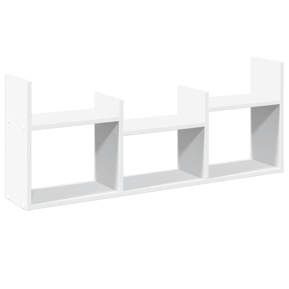 vidaXL Dulap de perete, 100x18x40 cm, alb, lemn prelucrat
