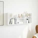 vidaXL Dulap de perete, 100x18x40 cm, alb, lemn prelucrat