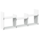vidaXL Dulap de perete, 100x18x40 cm, alb, lemn prelucrat