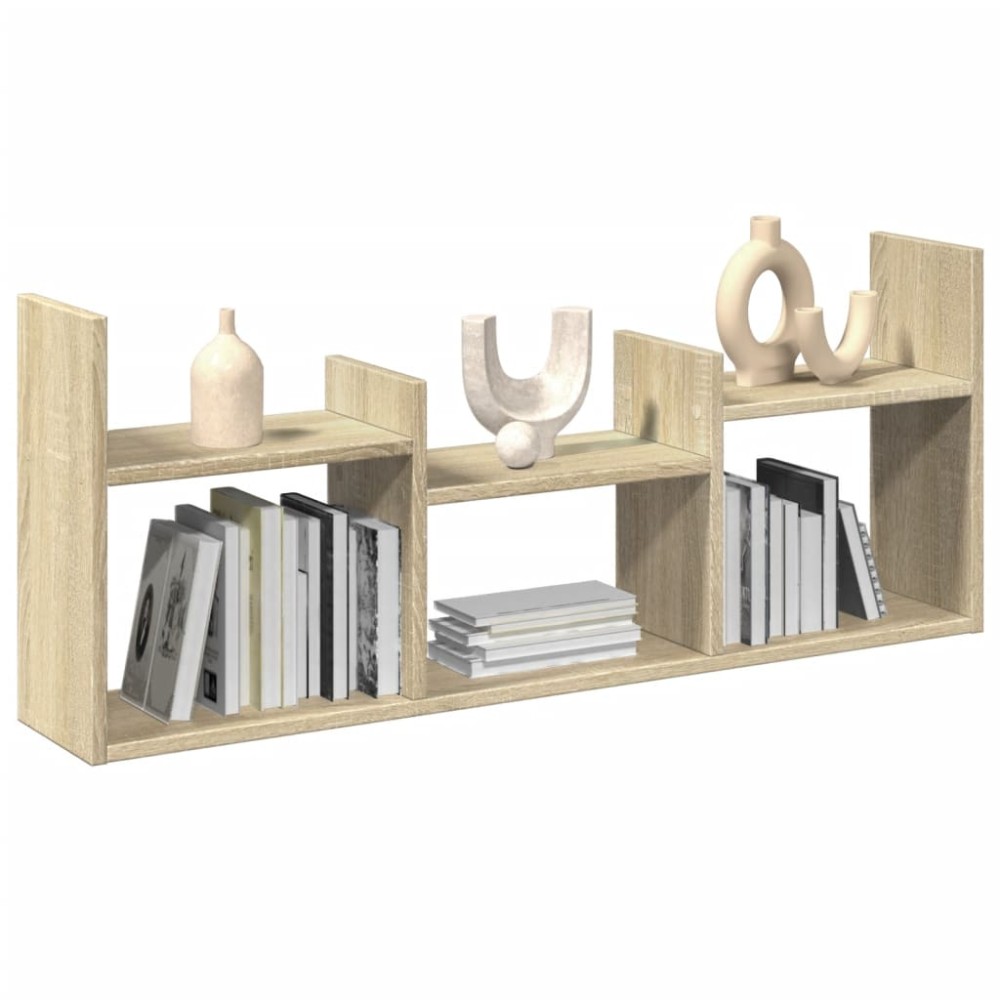 vidaXL Dulap de perete, stejar sonoma, 100x18x40 cm, lemn prelucrat