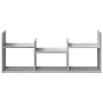 vidaXL Dulap de perete, gri sonoma, 100x18x40 cm, lemn prelucrat vidaXL Dulap de perete, gri sonoma, 100x18x40 cm, lemn prelucrat