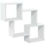 vidaXL Dulap de perete, alb, 78x18x71 cm, lemn prelucrat