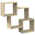 vidaXL Dulap de perete, 78x18x71 cm, stejar sonoma, lemn prelucrat vidaXL Dulap de perete, 78x18x71 cm, stejar sonoma, lemn prelucrat