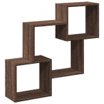 vidaXL Dulap de perete, 78x18x71 cm, stejar maro, lemn prelucrat vidaXL Dulap de perete, 78x18x71 cm, stejar maro, lemn prelucrat