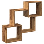 vidaXL Dulap de perete, lemn vechi, 78x18x71 cm, lemn prelucrat