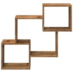 vidaXL Dulap de perete, lemn vechi, 78x18x71 cm, lemn prelucrat