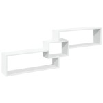 vidaXL Dulap de perete, alb, 158x18x53 cm, lemn prelucrat vidaXL Dulap de perete, alb, 158x18x53 cm, lemn prelucrat