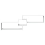 vidaXL Dulap de perete, alb, 158x18x53 cm, lemn prelucrat vidaXL Dulap de perete, alb, 158x18x53 cm, lemn prelucrat