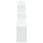 vidaXL Dulap de perete, alb, 158x18x53 cm, lemn prelucrat vidaXL Dulap de perete, alb, 158x18x53 cm, lemn prelucrat