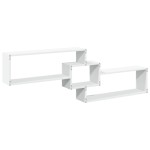 vidaXL Dulap de perete, alb, 158x18x53 cm, lemn prelucrat vidaXL Dulap de perete, alb, 158x18x53 cm, lemn prelucrat