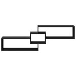 vidaXL Dulap de perete, negru, 158x18x53 cm, lemn prelucrat vidaXL Dulap de perete, negru, 158x18x53 cm, lemn prelucrat