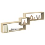 vidaXL Dulap de perete, stejar sonoma, 158x18x53 cm, lemn prelucrat vidaXL Dulap de perete, stejar sonoma, 158x18x53 cm, lemn prelucrat