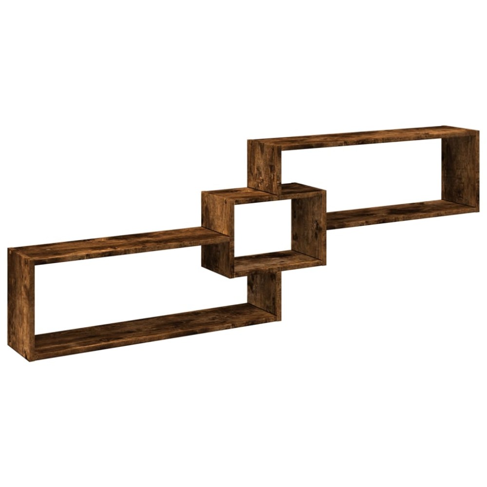 vidaXL Dulap de perete, stejar fumuriu, 158x18x53 cm, lemn prelucrat