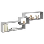 vidaXL Dulap de perete, gri sonoma, 158x18x53 cm, lemn prelucrat vidaXL Dulap de perete, gri sonoma, 158x18x53 cm, lemn prelucrat