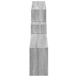 vidaXL Dulap de perete, gri sonoma, 158x18x53 cm, lemn prelucrat vidaXL Dulap de perete, gri sonoma, 158x18x53 cm, lemn prelucrat