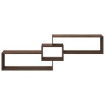 vidaXL Dulap de perete, stejar maro, 158x18x53 cm, lemn prelucrat vidaXL Dulap de perete, stejar maro, 158x18x53 cm, lemn prelucrat
