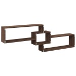 vidaXL Dulap de perete, stejar maro, 158x18x53 cm, lemn prelucrat vidaXL Dulap de perete, stejar maro, 158x18x53 cm, lemn prelucrat