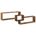 vidaXL Dulap de perete, lemn vechi, 158x18x53 cm, lemn prelucrat vidaXL Dulap de perete, lemn vechi, 158x18x53 cm, lemn prelucrat