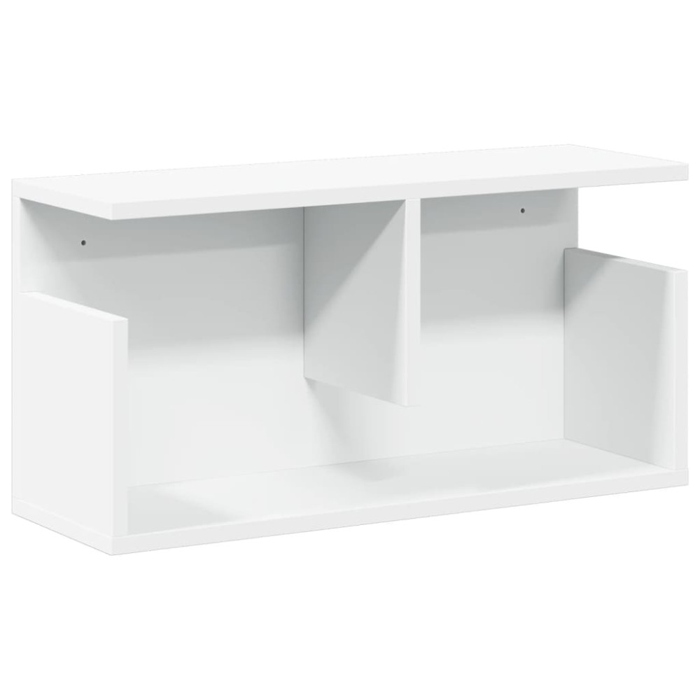 vidaXL Dulap de perete, alb, 60x20x30 cm, lemn prelucrat