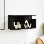 vidaXL Dulap de perete, negru, 60x20x30 cm, lemn prelucrat vidaXL Dulap de perete, negru, 60x20x30 cm, lemn prelucrat
