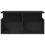 vidaXL Dulap de perete, negru, 60x20x30 cm, lemn prelucrat vidaXL Dulap de perete, negru, 60x20x30 cm, lemn prelucrat