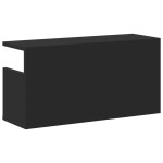 vidaXL Dulap de perete, negru, 60x20x30 cm, lemn prelucrat vidaXL Dulap de perete, negru, 60x20x30 cm, lemn prelucrat