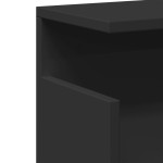 vidaXL Dulap de perete, negru, 60x20x30 cm, lemn prelucrat vidaXL Dulap de perete, negru, 60x20x30 cm, lemn prelucrat