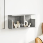 vidaXL Dulap de perete, gri beton, 60x20x30 cm, lemn prelucrat