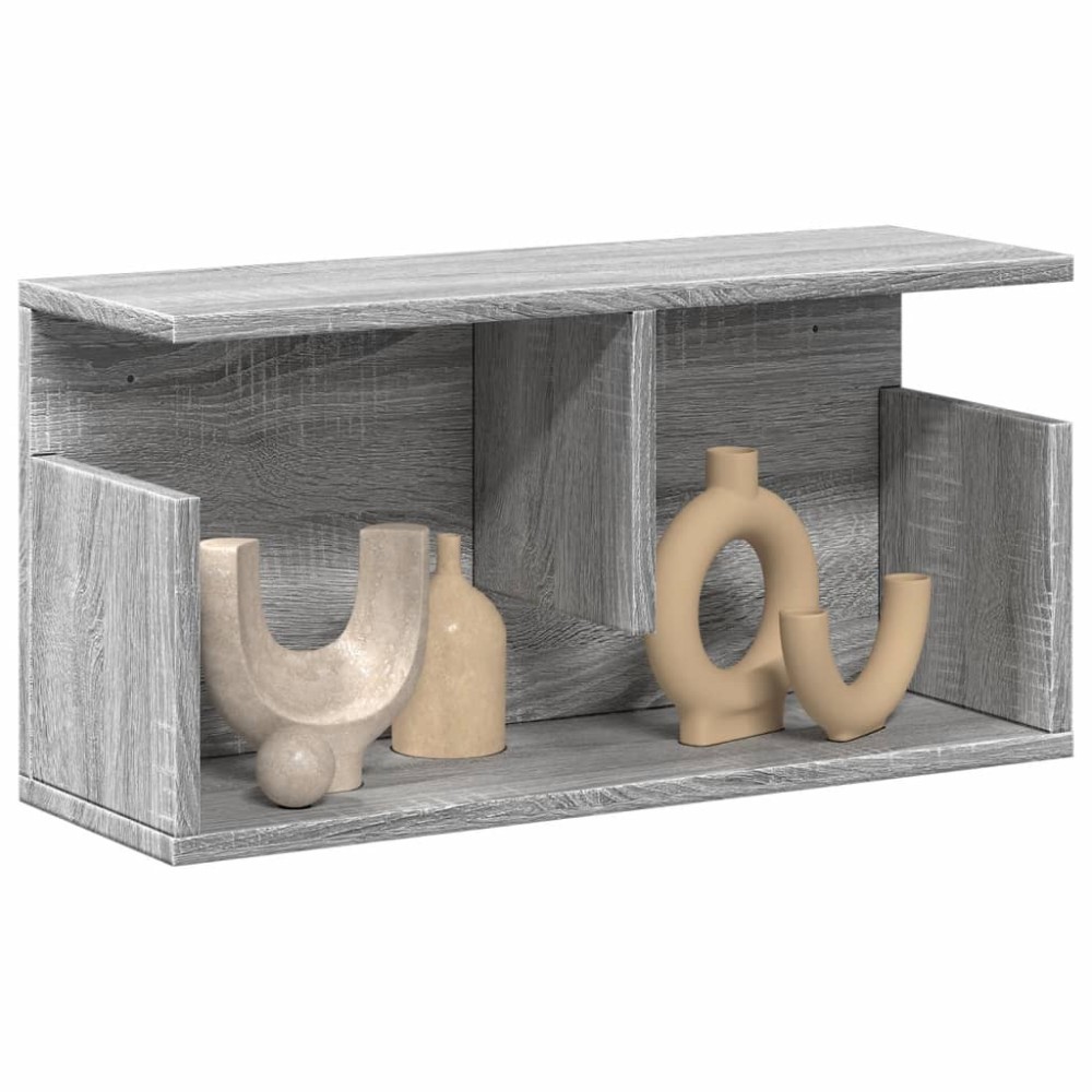vidaXL Dulap de perete, sonoma gri, 60x20x30 cm, lemn prelucrat