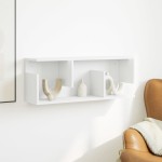 vidaXL Dulap de perete, alb, 80x20x30 cm, lemn prelucrat vidaXL Dulap de perete, alb, 80x20x30 cm, lemn prelucrat